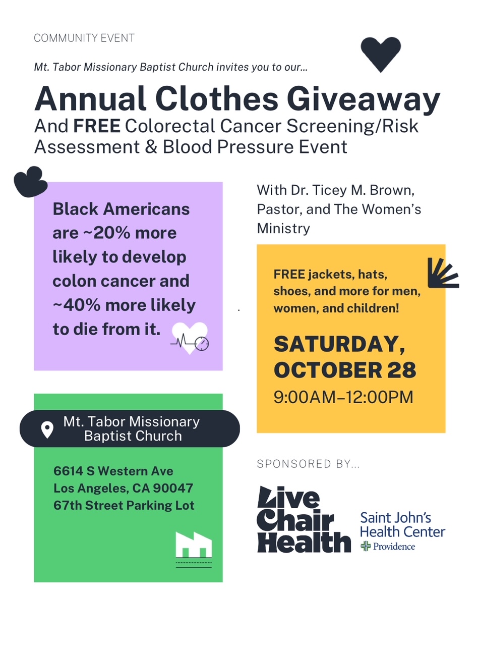 Annual Clothes Giveaway