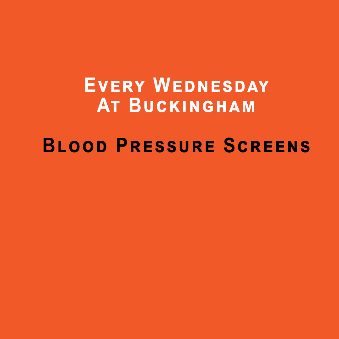 Every Wednesday | Blood Pressure Screens