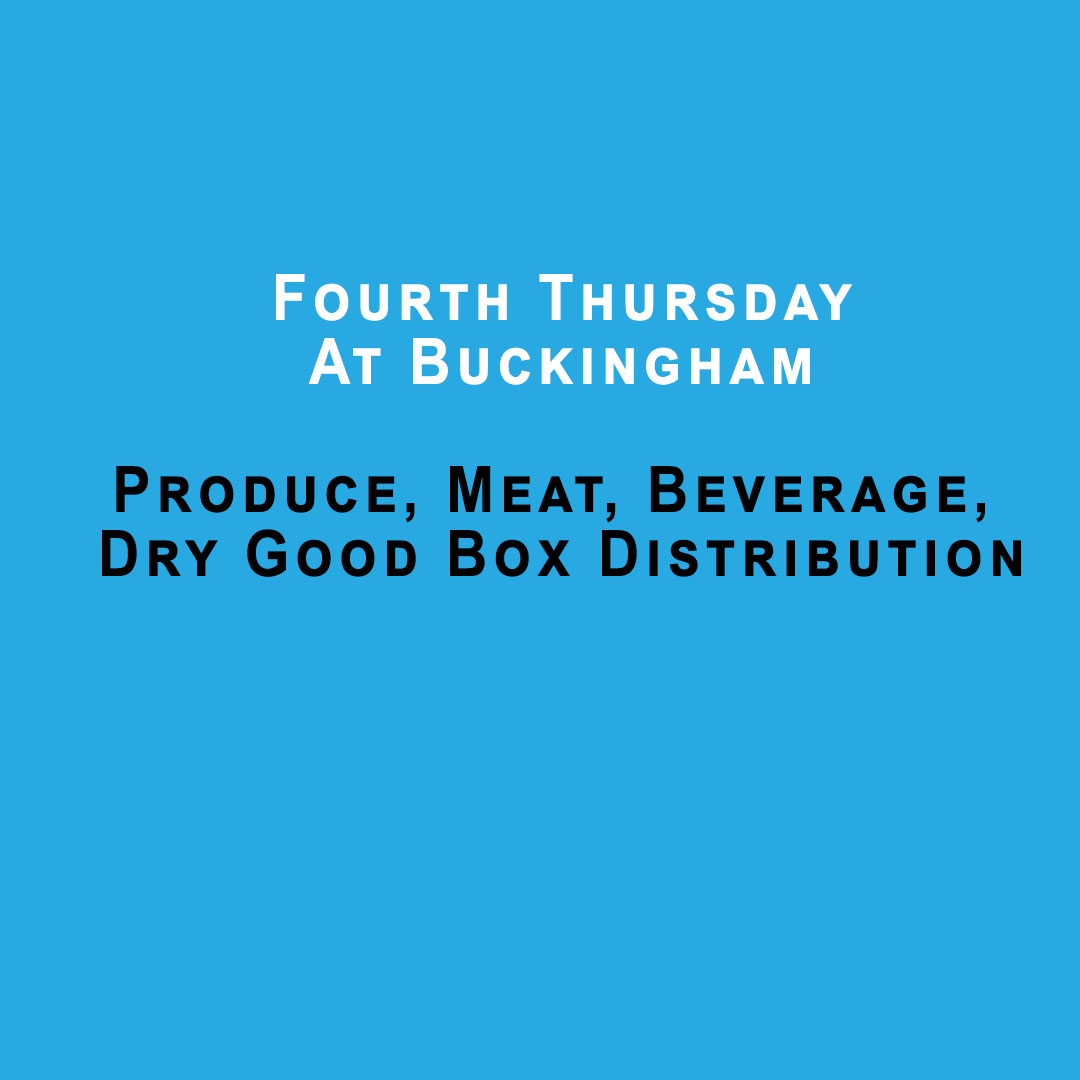 Fourth Thursday | Produce, Meat, Beverage, Dry Good Box Distribution