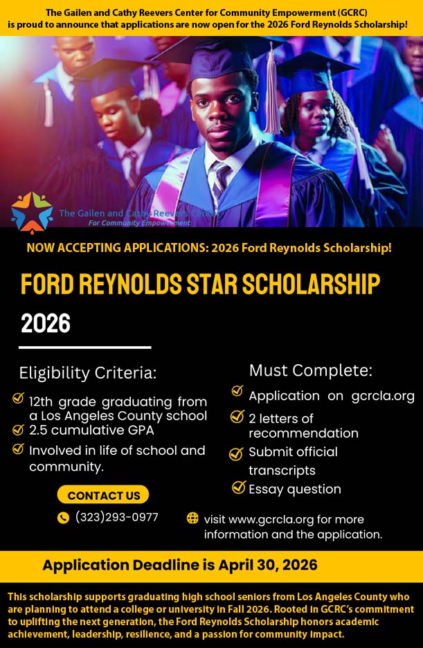 2026 Ford Reynolds Star Scholarship