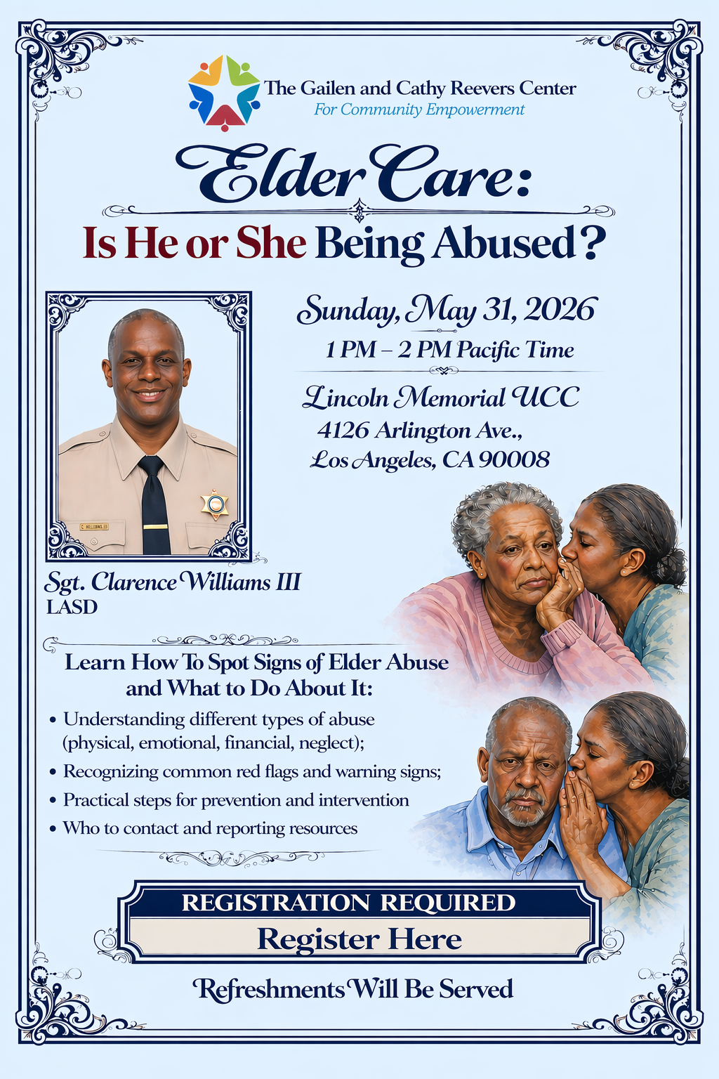 Elder Care:<br />
Is He or She Being Abused?
