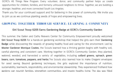 Newsletter August 2026
